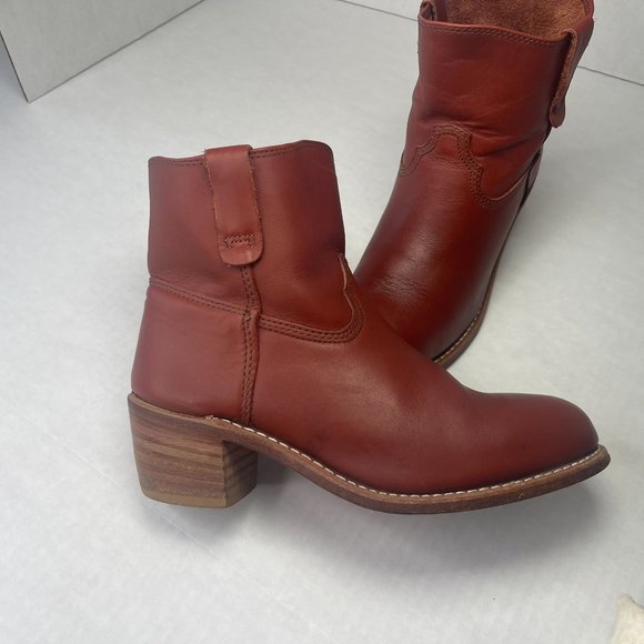 Red Wing Heritage Women's Inez Red Leather Boots size 9.5 - Picture 3 of 11